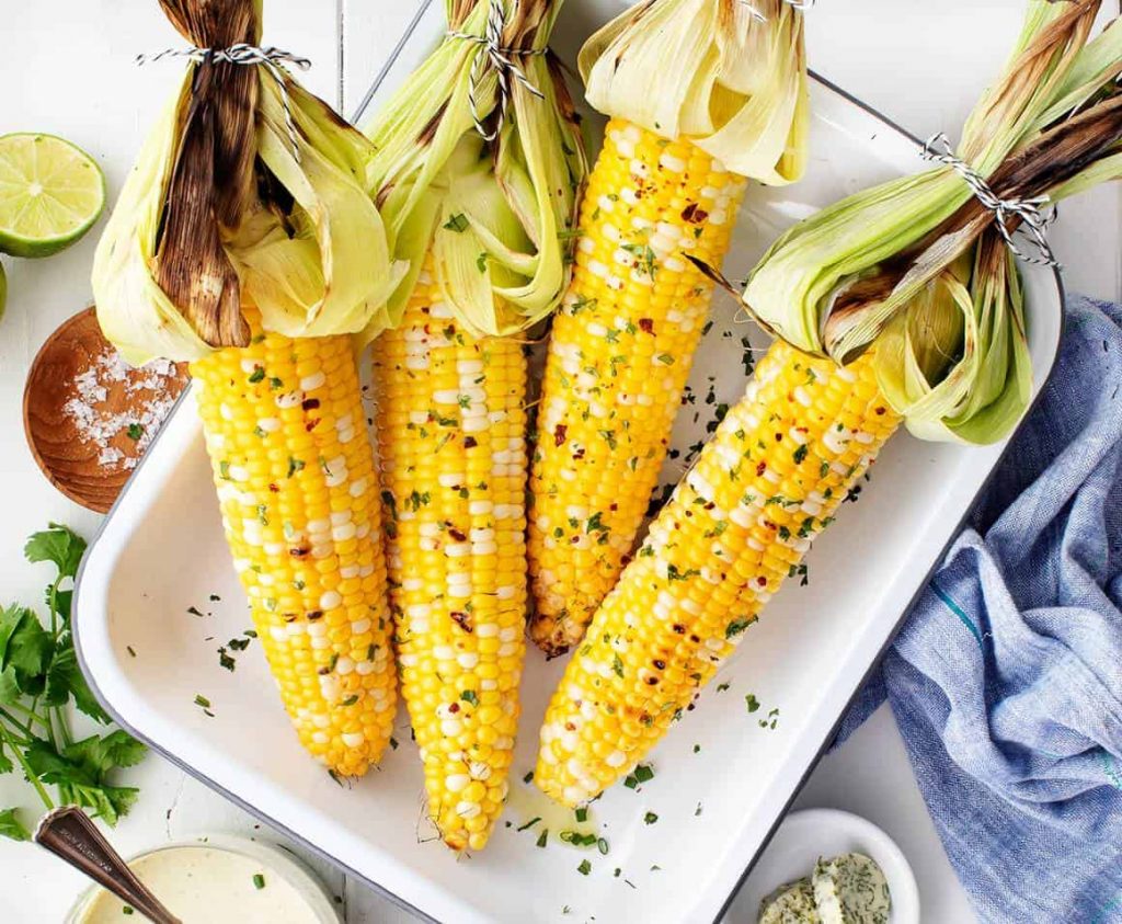 Summer Healthy Food And Drinks- Corn 