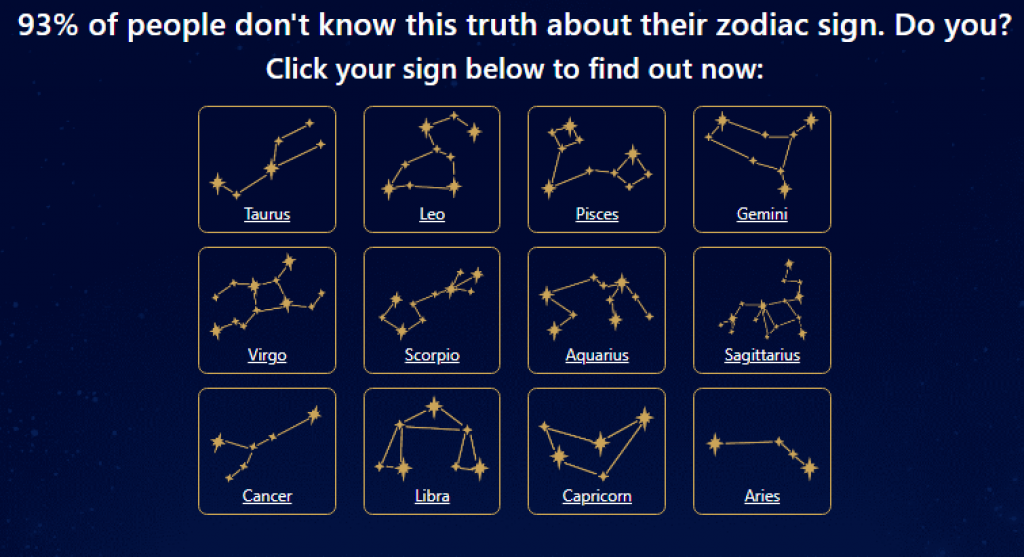 Horoscopes site 