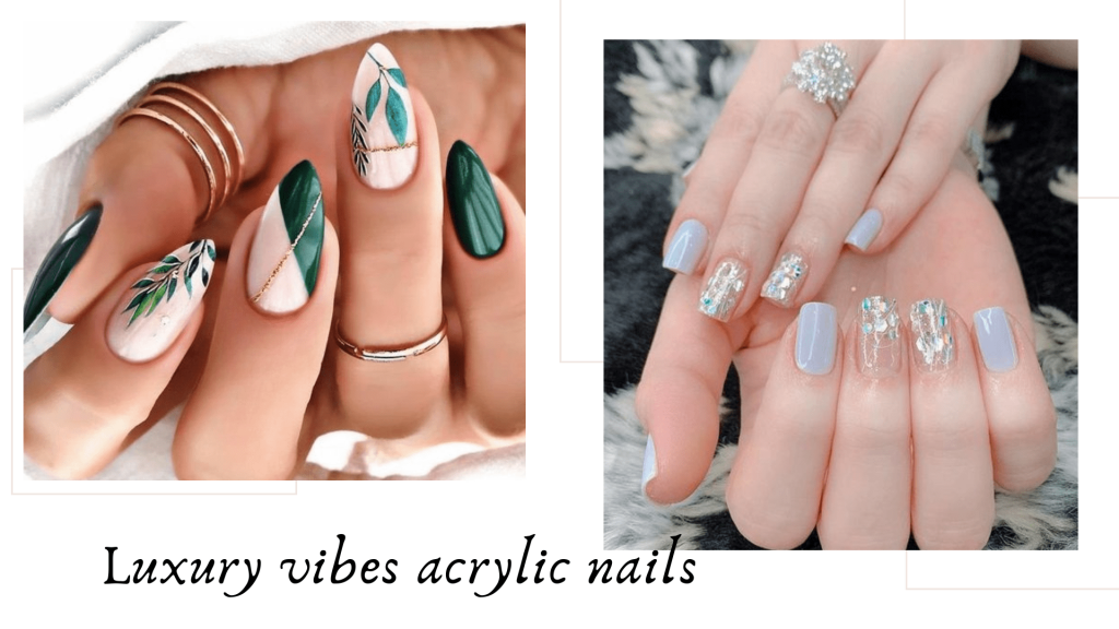 Luxury Vibes Acrylic nail designs