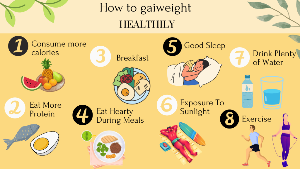 ways to gain weight